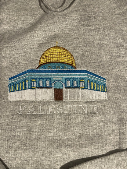 Dome of the Rock Embroidered Crewneck